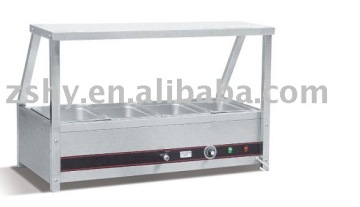 Bain marie with top shelf