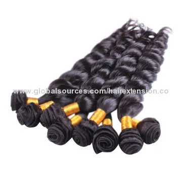 20-inch Spring Curl Human Hair Weaving