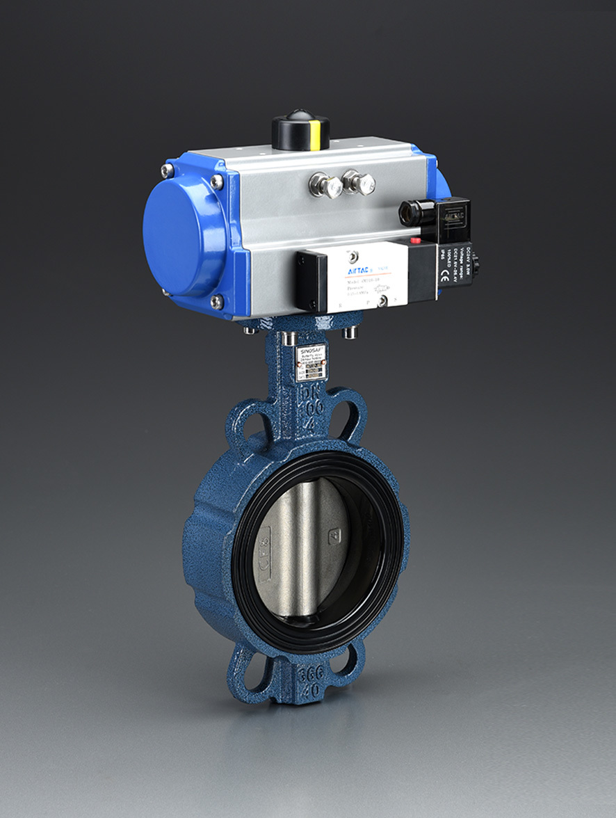 DN50-300 Pneumatic butterfly valve