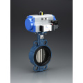 DN 50 Pneumatic Butterfly Valve DN50-300 Pneumatic butterfly valve Supplier