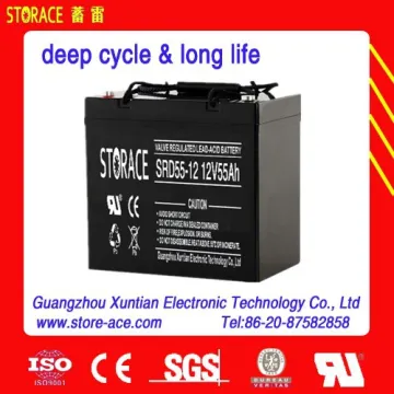 12v 55ah deep cycle solar batteries