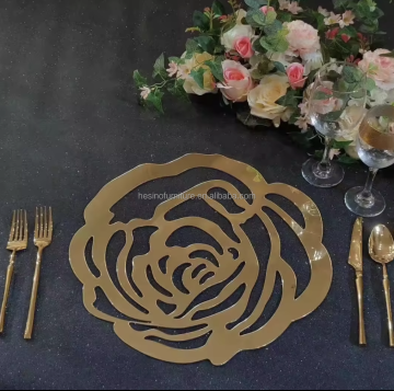 Customized Acrylic Table Mats for Weddings and Events