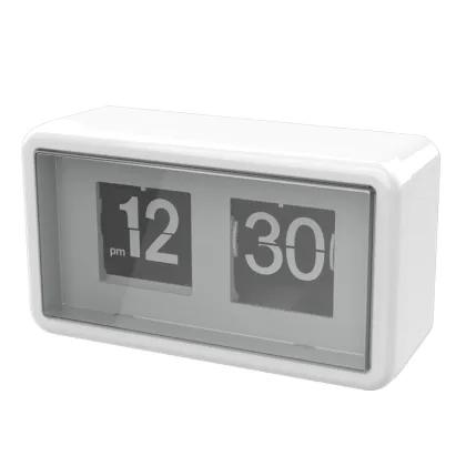 Factory Wholesale Brief Page Turning Clock - Desk and Wall Flip Clock for Office, School, Home
