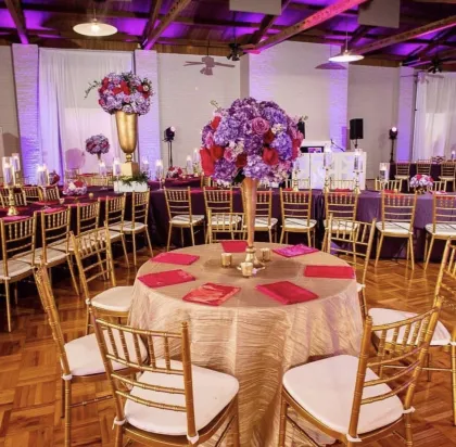 High Quality Wedding Decoration Metal Tiffany Gold Chiavari Chairs