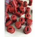 Buchas De Ombro De Borracha De Silicone Vermelho