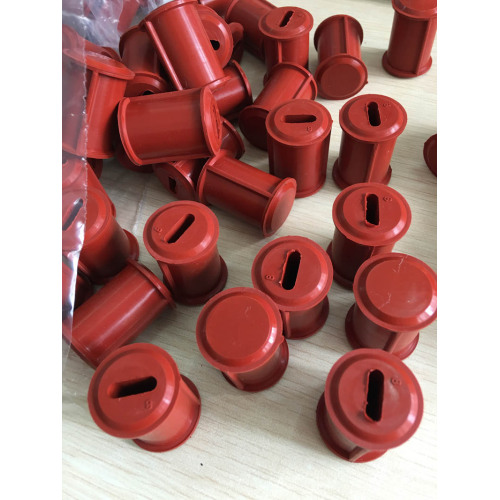 Buchas De Ombro De Borracha De Silicone Vermelho