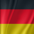 Großes quadratisches Deutschland-Flaggenmuster-Badetuch