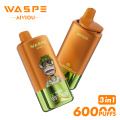 Waspe 60000 Puffs Rechargeable Portugal Wholesale Vape Pen