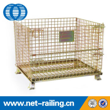 Industrial stackable welded steel transport wire mesh pallet cage                        
                                                Quality Choice