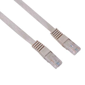 Cat 7 Flat Lan Cable with Four-pair 32AWG Wire and RJ45 to RJ45