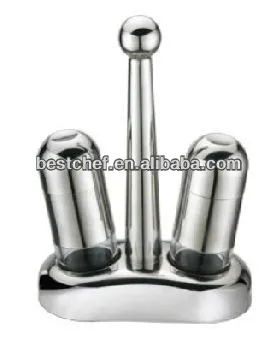 18-10 stainless steel 2-pc spice jar Salt & pepper set