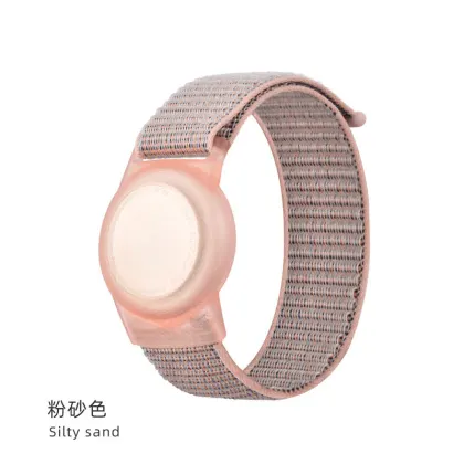 Nylon Strap for Elderly and Kids: Wristband for Air Tag Watch