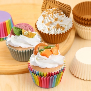 Disposable Silicone Round Baking Cups - Reusable Muffin Liners & Cupcake Wrappers for Pastry Decorating