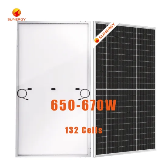 Sunergy 650W-670W Half Cell Monocrystalline Solar Panel - CE TUV Certified Cost Price