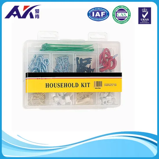 Hooks & Nails Assortment 193PCS in One Pack