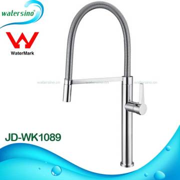 Brass chrome plated spring loaded kitchen sink mixer tap faucets WaterMark WELS
