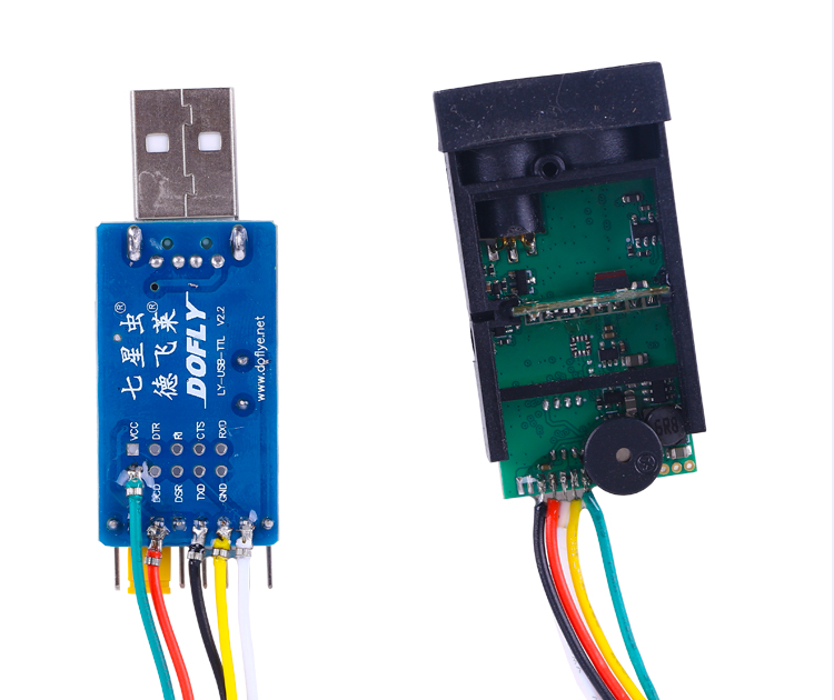 USB Length Measurement Sensor Back