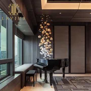 Hot Selling Pearl Design Villa Chandelier Lighting