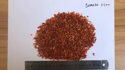 clean dehydrated tomato grains