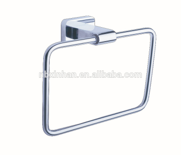 Fashionable and beautiful bathroom accessories wall-mounted chrome plated brass towel ring