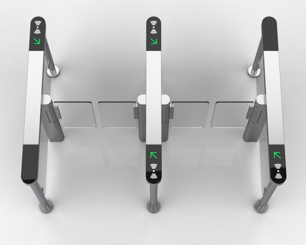 Anti-crush Speed Turnstile Gate