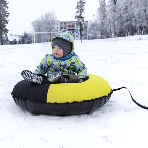 Tube Snow Inflatable Sled untuk Mainan Musim Sejuk