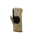 24-Line Yellow Canvas Thick Protective Gloves