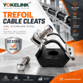 Trefoil Cable Cleat 316L Nerezová ocel pro 33kv vodič