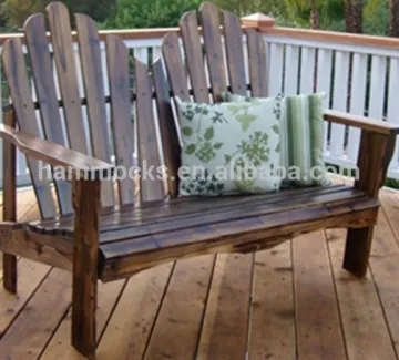 Modern Double Wooden Adirondack Chair