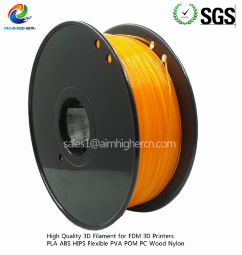 ABS 3D PLASTIC filament transparent color MOQ 1PC