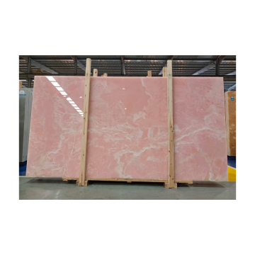 Modern Pink Onyx Marble Slab for Kitchen and Flooring