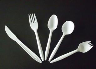 Hot sale PP fork , Disposable light weight pp cutlery 2.8g pp cutlery