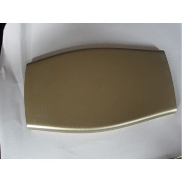 Mobile round gold power supply shell