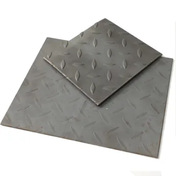 Factory Price Customizable SS400 A36 Embossed Checkered Hot Rolled Steel Plates