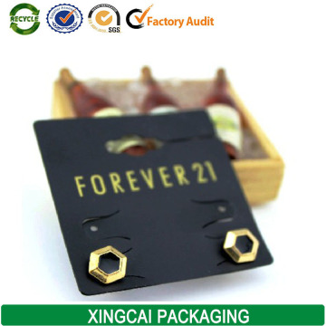 xingcai black jewelry paper hang tag