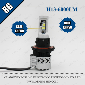 OSRING NEW 8TH GENERATION 6000LM DC 12V 24V HIGH POWER H13 8G LED HEADLIGHT