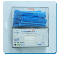 Distribuidor de luvas médicas PET transparente