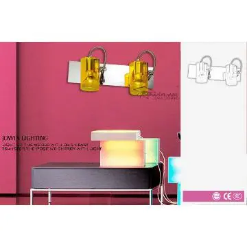 Orange  Indoor  Glass Wall Lamp lighting