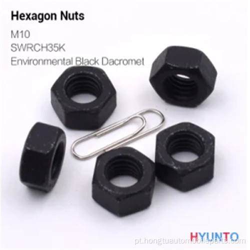 Núclada hexadecida pesada com acabamento em preto de carbono de boa qualidade