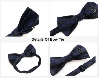 Custom Business Bow Ties and Silk Ties for Men