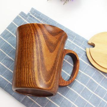 Vintage Handmade Wooden Mug