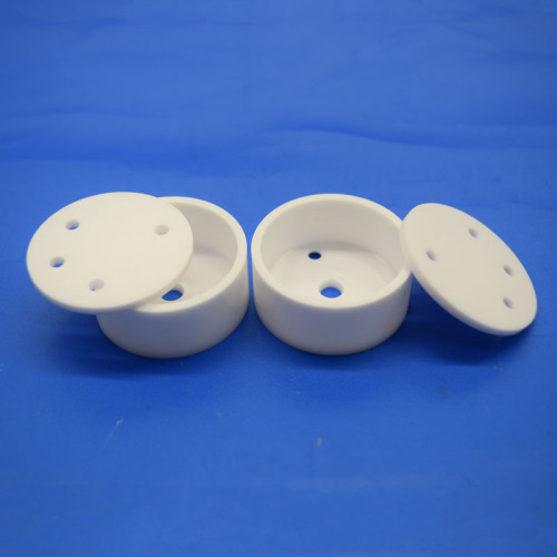 Zirconia Ceramic Crucible with Porous Cover