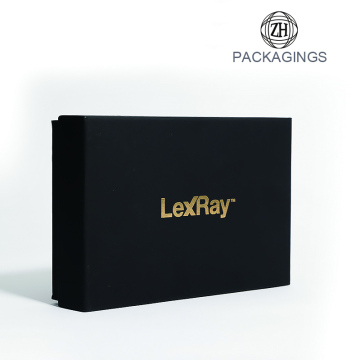 Matt black gold foil stamping EVA insert packaging