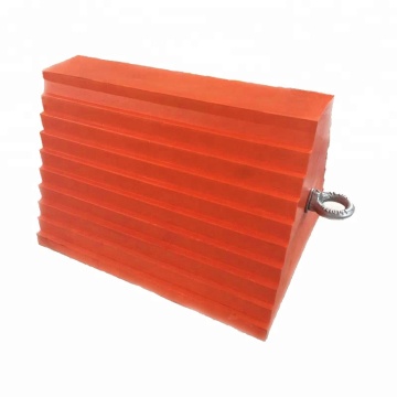 PU Material Heavy Duty Truck Wheel Chock for Big Tires - NWH-WCK07