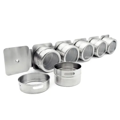 Magnetic Spice Jars Seasoning Containers Set