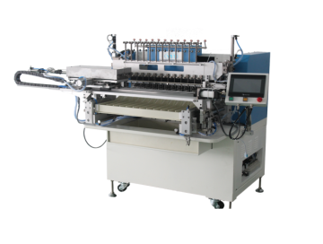 Máquina de colagem e enrolamento automático de 12 eixos