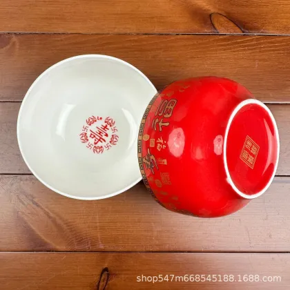 Premium Brand Wholesale Ceramic Longevity Bowl for Birthday Gifts