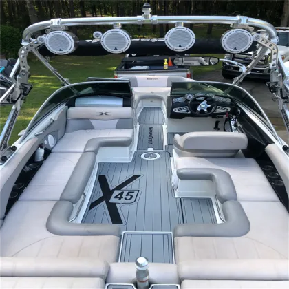 2007 Centurion Enzo 230 Swim Step & Cockpit Boat EVA Faux Foam Teak Deck Floor Pad