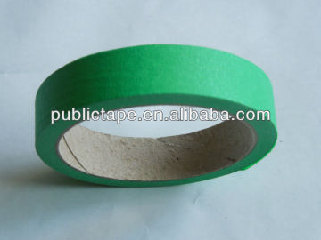 green masking tapes crepe paper