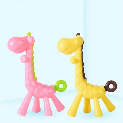 Modern Non Toxic Cartoon Silicone Baby Teethers
